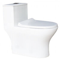 Bồn Cầu Thiên Thanh Everest CK79 Toilet 1 Khối nắp rơi êm xả xoáy