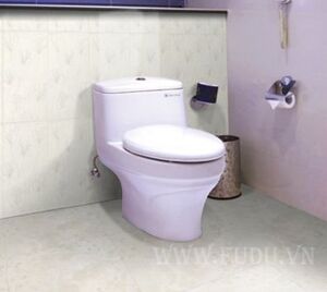 Bồn cầu Thiên Thanh Gold - 1 khối