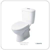 Bồn cầu thoát ngang Inax C-306VPTN nắp êm, xả 2 nhấn