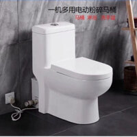 Bồn cầu thoát ngang kèm máy xử lý chất thải bồn cầu cho gia đình không có hố ga