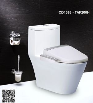 Bồn cầu thông minh CAESAR CD1363/TAF200H 1 Khối
