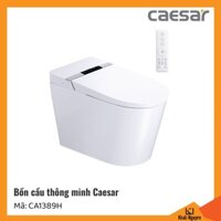 Bồn cầu thông minh Caesar CA1389H | Khử khuẩn plasma | 5 cách xả nước | Tự động đóng mở