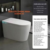 Bồn cầu thông minh Cao Cấp Xiaomi X1 – kết nối App Mihome tự động đóng mở lắp khi có người, sấy khô, sưởi ấm, khử UV
