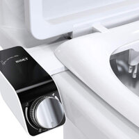 Bồn cầu toilet gắn thiết bị 2 vòi xịt thông minh tự phun rửa hậu môn và vùng kín an toàn tiết kiệm giấy dùng tiện lợi