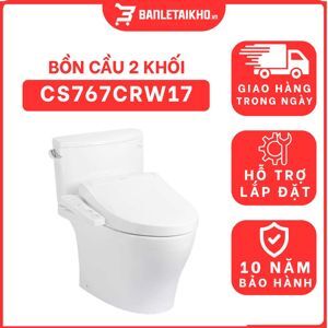 Bồn cầu Toto CS767CRW17 nắp rửa Washlet TCF23460AAA
