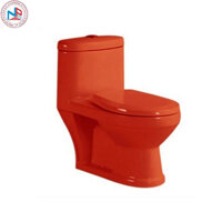 Bồn cầu trẻ em màu đỏ