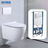 Bồn cầu treo két nước âm tường NORIS BC-G02T