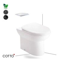 Bồn cầu treo két nước âm tường COTTO SC1995(T)