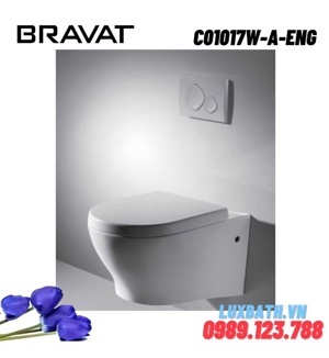 Bồn cầu treo tường Bravat C01017W-A-ENG