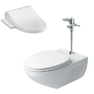 Bồn cầu treo tường Inax AC-22P+CW-H18VN, nắp điện tử