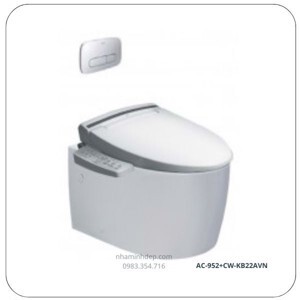 Bồn cầu treo tường Inax AC-952+CW-KB22AVN, nắp điện tử