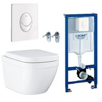 Bồn cầu treo tường két nước âm Grohe 39205000 (trọn bộ)