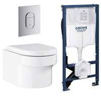 Bồn cầu treo tường két nước âm Grohe 39296000 (Trọn bộ)