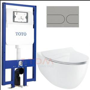 Bồn Cầu Treo Tường TOTO CW812RA/TC600VS/WH172A/MB175M#SS
