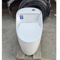 Bồn cầu trứng, bệt trứng, bồn cầu một khối, bệt liền khối 9277TNA cầu hoàng gia