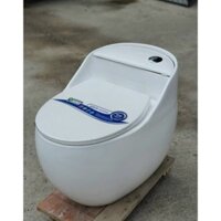 Bồn cầu trứng, bệt trứng, bồn cầu một khối, bệt liền khối 935TNA cầu trứng trắng nắp trắng