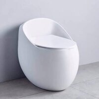 Bồn Cầu Trứng ( đen ), bồn cầu khối giá rẻ.