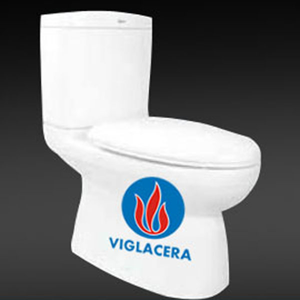 Bồn cầu Viglacera AR5 (AR-5) - 2 khối