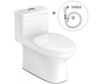 Bồn Cầu Viglacera MK2 Nắp Êm + Vòi Xịt VG826 THIẾT BỊ VỆ SINH