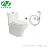 Bồn cầu Viglacera V37/VG826 một khối/vòi xịt