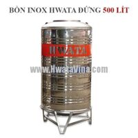Bồn chứa nước Inox Hwata 500 lít đứng
