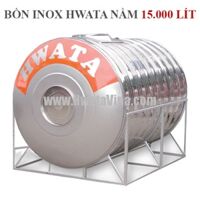 Bồn chứa nước Inox Hwata 15.000 lít nằm
