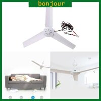 Bon Đa Năng 19 7 27 5 DC12V Ô Tô Im Lặng Quạt Trần Kẹp Trên Xe Di Động Quạt RV- SUV Gia Đình Người Cắm Trại Quạt