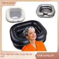 Bồn gội đầu bơm hơi Tự mang theo gối Chăm sóc khẩn cấp sử dụng trên giường Người già tàn tật phụ nữ có thai trên giường