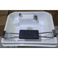 Bồn Gội Đầu Dưỡng Sinh Nhựa Vuông Trắng