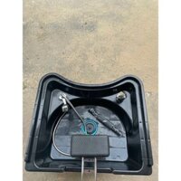 Bồn gội đầu Dưỡng Sinh Tai Thỏ  - Chậu gội đầu dưỡng sinh ( nhựa hai màu đen&trắng)