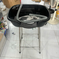 Bồn gội đầu nhựa kèm chân bồn inox, chân bồn sắt hàng loại 1 🔥TẬN GỐC🔥 kèm bông sen, van nước nóng lạnh, dây xả nước🔥🔥🔥🔥