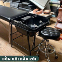Bồn gội đầu rời bằng nhựa chân sắt