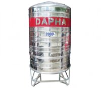 Bồn inox 2000L đứng DAPHA Alpha SUS 304