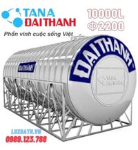 Bồn Inox Công Nghiệp Tân Á Đại Thành 10000L Nằm Phi 2200 TA 10000N F2200