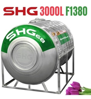 Bồn Inox Sơn Hà Ngang SH-3000  - 3000 lít , Ф1380
