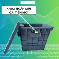 Bồn Lọc Dầu Mỡ Bẫy Mỡ 25L Có Chốt Ngăn Mùi Bể Bẫy Dầu Mỡ Cho Gia Đình Ngăn Mùi Hôi Bể Lọc Mỡ Bồn Rửa Bát