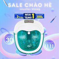 Bồn máy ngâm chân matxa Fb-650 Homedics HT Beauty dùng con lăn tự động, công nghệ làm nóng mới và massage chân khô