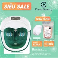 Bồn máy ngâm chân matxa Fb-650 Homedics HT Beauty dùng con lăn tự động, công nghệ làm nóng mới nhất và matxa chân khô