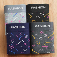 Bốn Nam Nguyên Chất Cotton Quần Lót Boxer Mùa Hè Thoáng Khí Liền Mạch Boxer Thể Thao Plus Kích Thước Quần Short