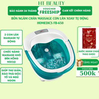 Bồn ngâm chân cao cấp massage con lăn xoay tự động, công nghệ làm nóng mới HoMedics FB-650