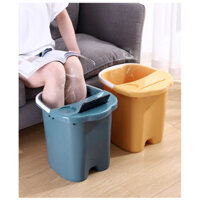 Bồn ngâm chân cao sâu, chậu ngâm chân trên đầu gối, bắp chân, nhựa cách nhiệt, massage nâng cao, dày, chăm sóc sức khỏe