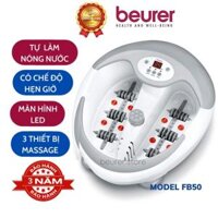 Bồn ngâm chân hồng ngoại Beurer FB50, chậu massage chân tự động làm nóng nước, sủi điều chỉnh nhiệt độ, hẹn giờ