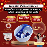 Bồn Ngâm Chân Massage TAIKO/LAICA PC1018 3 Chế Độ  - Nhập Khẩu Chính Hãng, BH 2 Năm, Tặng Kèm 1Kg Muối Hồng Himalaya