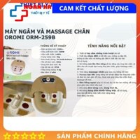 Bồn ngâm và massage chân OROMI-259B Thương hiệu Nhật Bản - 4 Con lăn massage chân.