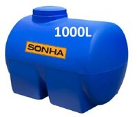 BỒN NHỰA 1000L NGANG SƠN HÀ