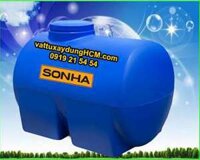 Bồn nhựa giá rẻ 500L nằm ngang Sơn Hà