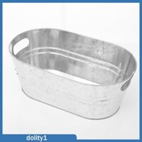 Bồn nước giải khát mạ kẽm, Xô mạ kẽm, Làm mát rượu sâm panh bia, Bồn tắm hình bầu dục làm bằng kim loại thép mạ kẽm để làm mát bia