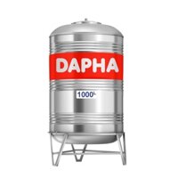 Bồn nước inox 1000 lít đứng Dapha. Bảo hành 12 năm - Có ảnh thật