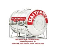 Bồn nước inox 316 Đại Thành 1000l nằm