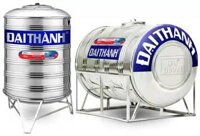 BỒN NƯỚC INOX 4000L NGANG ĐẠI THÀNH